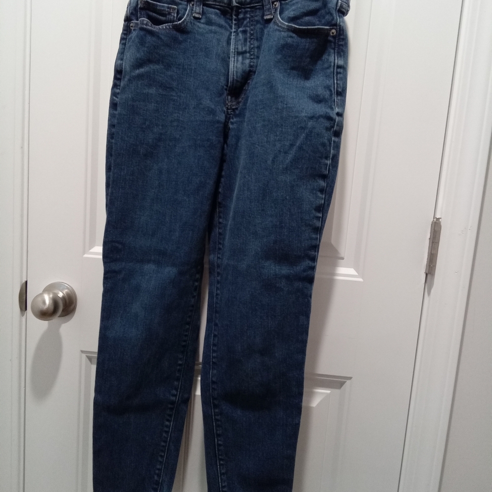 Old Navy Size 4 Straight Leg Classic Denim Blue Jeans